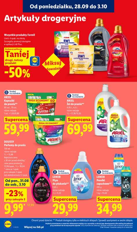 Lidl - gazetka promocyjna Oferta od poniedziałku od poniedziałku 28.09 do środy 30.09 - strona 94