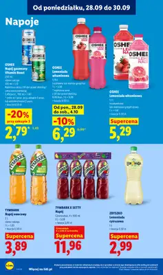 Lidl - gazetka promocyjna Oferta od poniedziałku od poniedziałku 28.09 do środy 30.09 - strona 80
