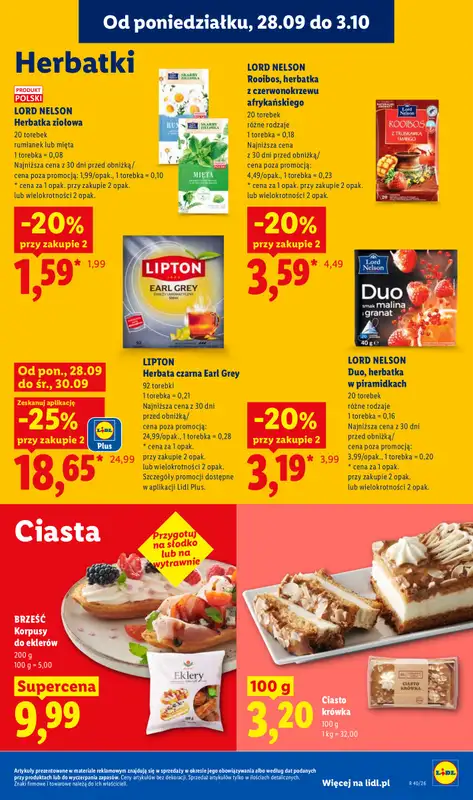 Lidl - gazetka promocyjna Oferta od poniedziałku od poniedziałku 28.09 do środy 30.09 - strona 75