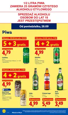 Lidl - gazetka promocyjna Oferta od poniedziałku od poniedziałku 28.09 do środy 30.09 - strona 82