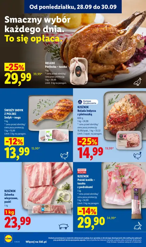 Lidl - gazetka promocyjna Oferta od poniedziałku od poniedziałku 28.09 do środy 30.09 - strona 54