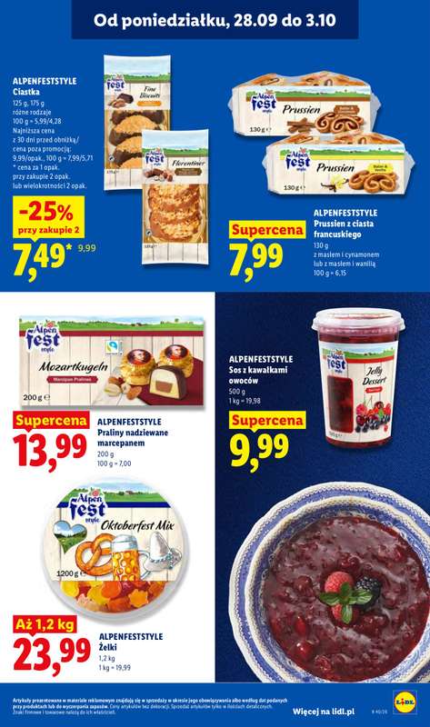 Lidl - gazetka promocyjna Oferta od poniedziałku od poniedziałku 28.09 do środy 30.09 - strona 69