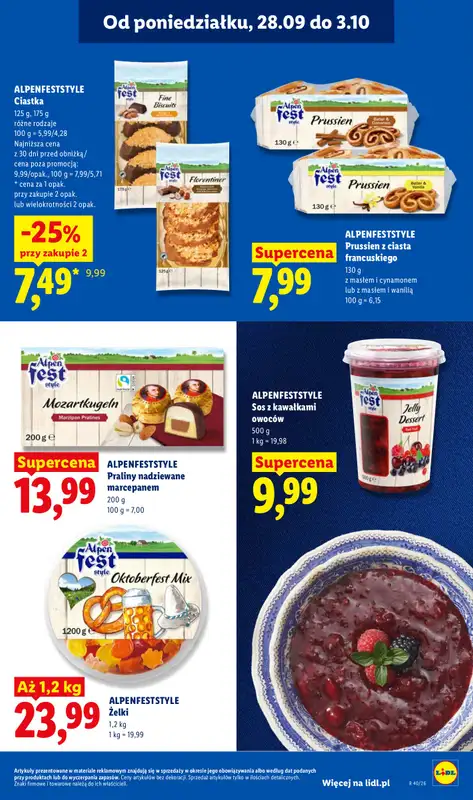 Lidl - gazetka promocyjna Oferta od poniedziałku od poniedziałku 28.09 do środy 30.09 - strona 69