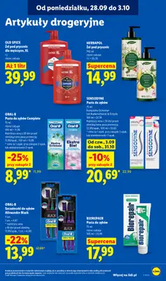 Lidl - gazetka promocyjna Oferta od poniedziałku od poniedziałku 28.09 do środy 30.09 - strona 91