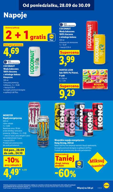 Lidl - gazetka promocyjna Oferta od poniedziałku od poniedziałku 28.09 do środy 30.09 - strona 81