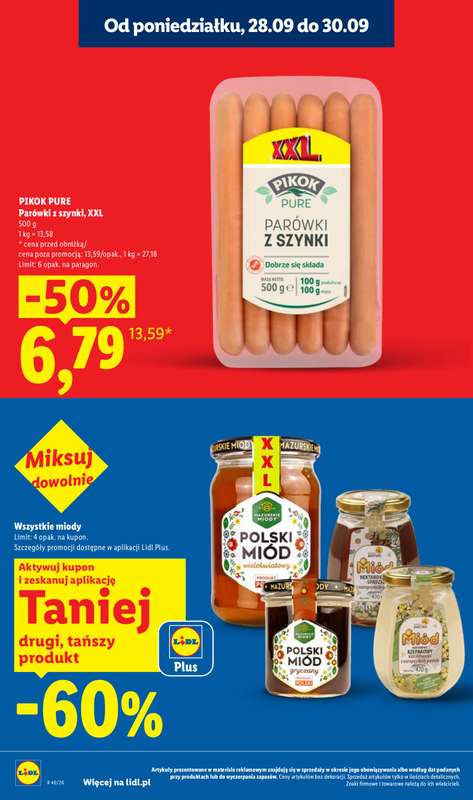 Lidl - gazetka promocyjna Oferta od poniedziałku od poniedziałku 28.09 do środy 30.09 - strona 10