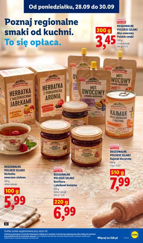 Lidl - gazetka promocyjna Oferta od poniedziałku od poniedziałku 28.09 do środy 30.09 - strona 63