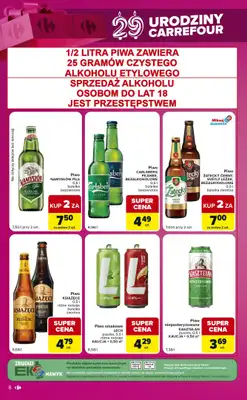 Carrefour Market - gazetka promocyjna Gazetka Urodzinowe okazje od wtorku 29.09 do poniedziałku 05.10 - strona 8