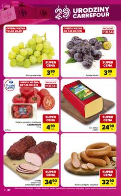 Carrefour Market - gazetka promocyjna Gazetka Urodzinowe okazje od wtorku 29.09 do poniedziałku 05.10 - strona 2