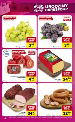 Carrefour Market - gazetka promocyjna Gazetka Urodzinowe okazje od wtorku 29.09 do poniedziałku 05.10 - strona 2