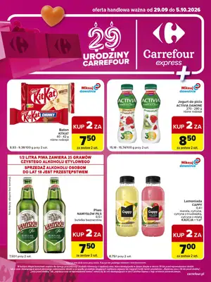 Carrefour Express - gazetka promocyjna Gazetka Express od wtorku 29.09 do poniedziałku 05.10 - strona 2