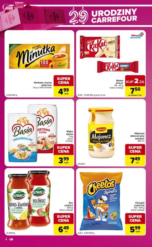 Carrefour Express - gazetka promocyjna Gazetka Express od wtorku 29.09 do poniedziałku 05.10 - strona 4
