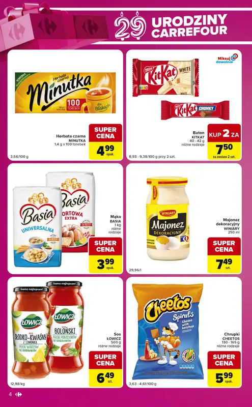 Carrefour Express - gazetka promocyjna Gazetka Express od wtorku 29.09 do poniedziałku 05.10 - strona 4