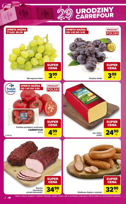 Carrefour Express - gazetka promocyjna Gazetka Express od wtorku 29.09 do poniedziałku 05.10 - strona 2