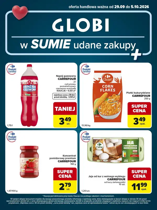 Globi - gazetka promocyjna Gazetka Globi od wtorku 29.09 do poniedziałku 05.10 - strona 2
