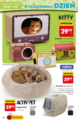 Biedronka - gazetka promocyjna Hity i inspiracje, od 19.09 od soboty 19.09 do środy 07.10 - strona 36