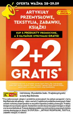 Biedronka - gazetka promocyjna Hity i inspiracje, od 19.09 od soboty 19.09 do środy 07.10 - strona 2