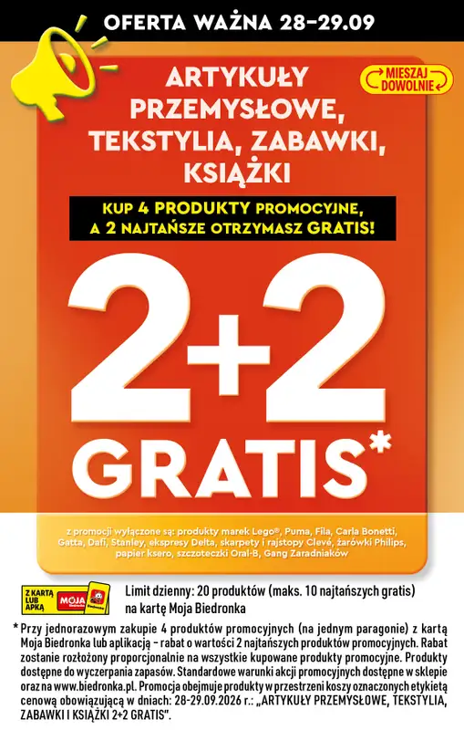 Biedronka - gazetka promocyjna Hity i inspiracje, od 19.09 od soboty 19.09 do środy 07.10 - strona 2