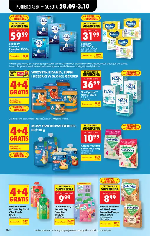 Biedronka - gazetka promocyjna Od poniedziałku od poniedziałku 28.09 do soboty 03.10 - strona 94