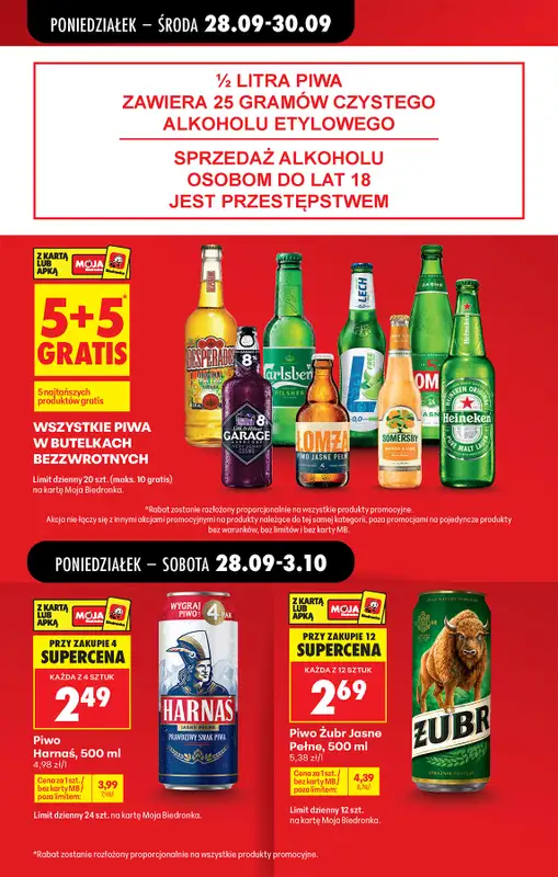 Biedronka - gazetka promocyjna Od poniedziałku od poniedziałku 28.09 do soboty 03.10 - strona 15