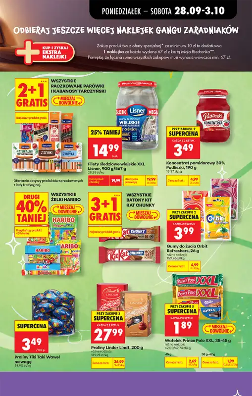 Biedronka - gazetka promocyjna Od poniedziałku od poniedziałku 28.09 do soboty 03.10 - strona 21