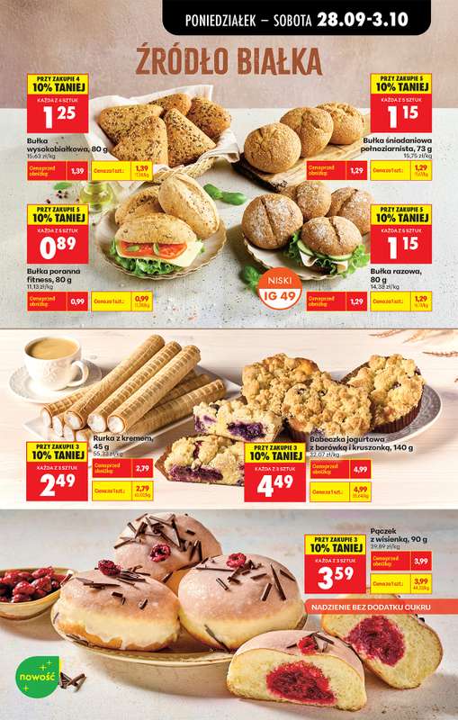 Biedronka - gazetka promocyjna Od poniedziałku, Z ladą tradycyjną od poniedziałku 28.09 do soboty 03.10 - strona 47