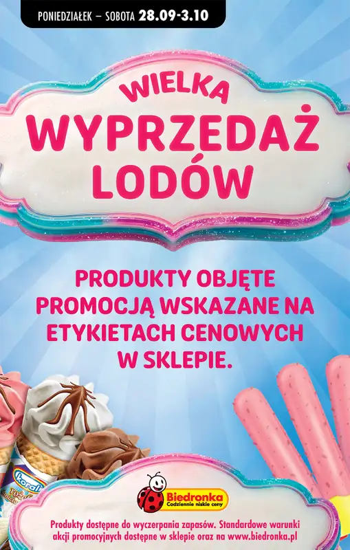 Biedronka - gazetka promocyjna Od poniedziałku, Z ladą tradycyjną od poniedziałku 28.09 do soboty 03.10 - strona 80
