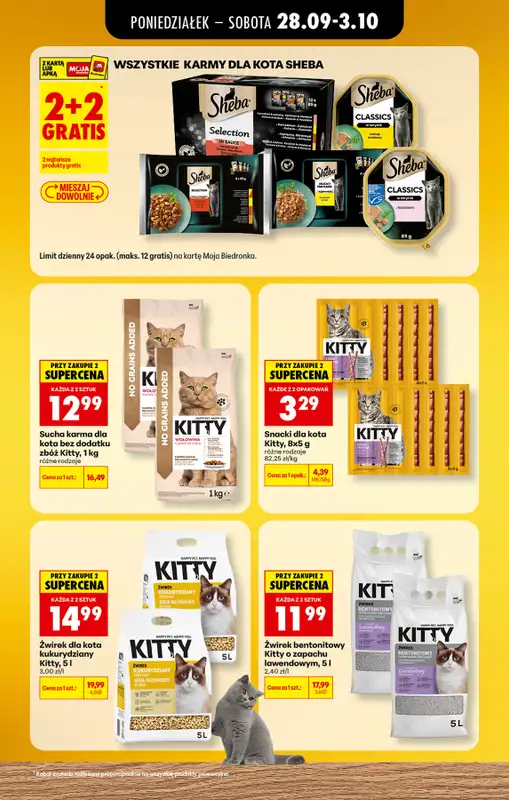 Biedronka - gazetka promocyjna Dzień zwierzaka od poniedziałku 28.09 do soboty 03.10 - strona 5