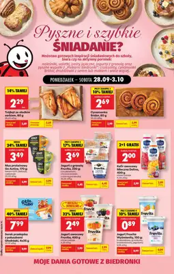 Biedronka - gazetka promocyjna Pyszne dania w kilka chwil od poniedziałku 28.09 do soboty 03.10 - strona 5