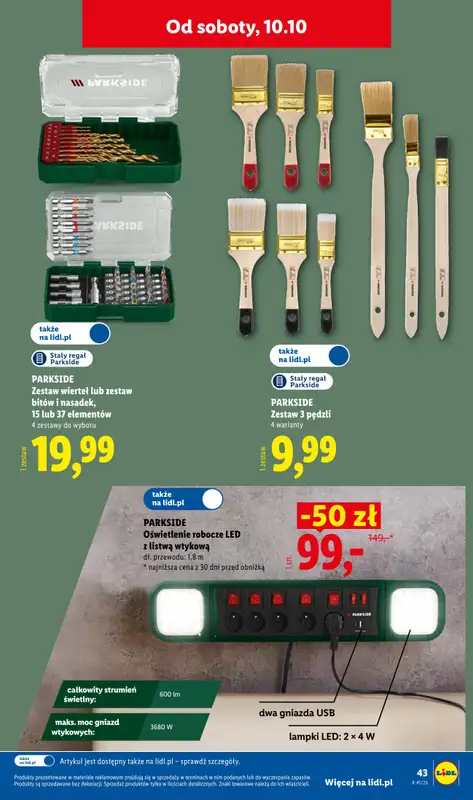 Lidl - gazetka promocyjna Katalog od poniedziałku 05.10 do soboty 10.10 - strona 53