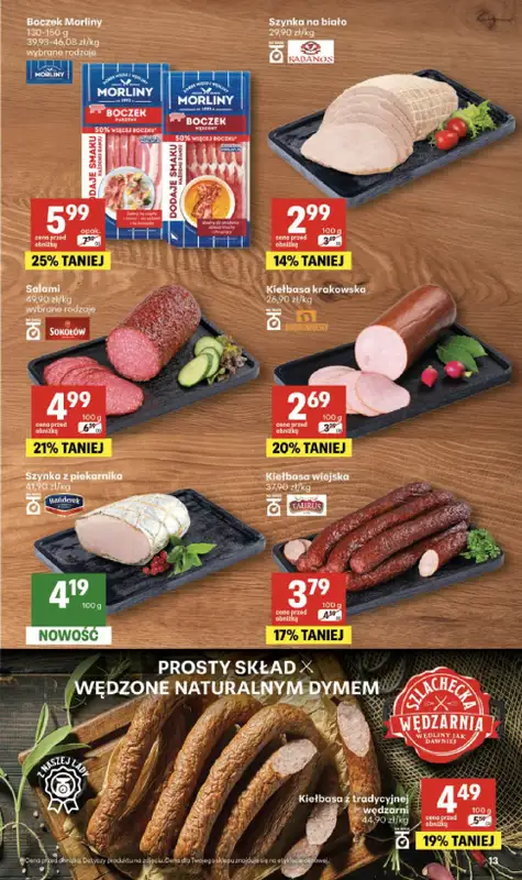 Delikatesy Centrum - gazetka promocyjna Gazetka od czwartku 01.10 do środy 07.10 - strona 13