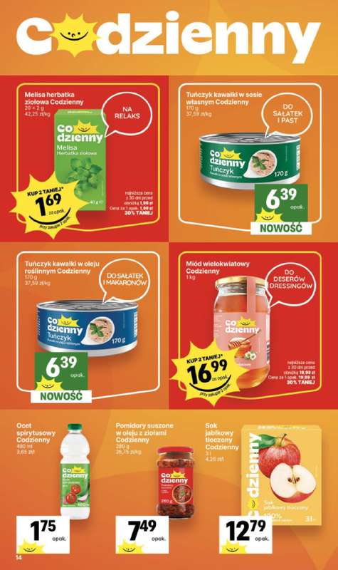 Delikatesy Centrum - gazetka promocyjna Gazetka od czwartku 01.10 do środy 07.10 - strona 14