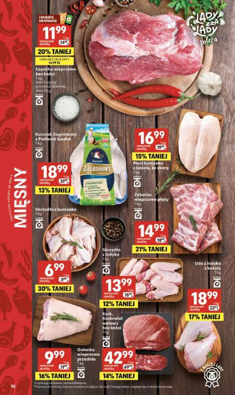 Delikatesy Centrum - gazetka promocyjna Gazetka od czwartku 01.10 do środy 07.10 - strona 10
