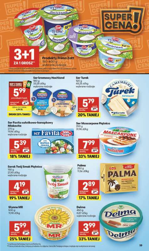 Delikatesy Centrum - gazetka promocyjna Gazetka od czwartku 01.10 do środy 07.10 - strona 19