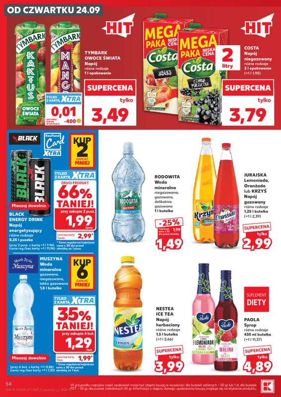 Kaufland - gazetka promocyjna Gazetka Tygodnia od czwartku 24.09 do środy 30.09 - strona 54