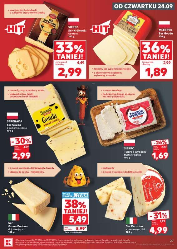 Kaufland - gazetka promocyjna Gazetka Tygodnia od czwartku 24.09 do środy 30.09 - strona 27