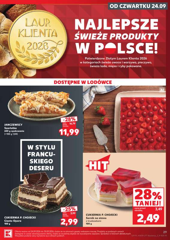 Kaufland - gazetka promocyjna Gazetka Tygodnia od czwartku 24.09 do środy 30.09 - strona 29