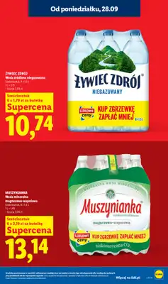 Lidl - gazetka promocyjna Oferta od poniedziałku od poniedziałku 28.09 do środy 30.09 - strona 15