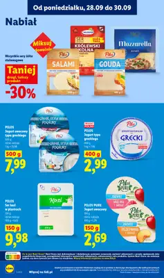 Lidl - gazetka promocyjna Oferta od poniedziałku od poniedziałku 28.09 do środy 30.09 - strona 62