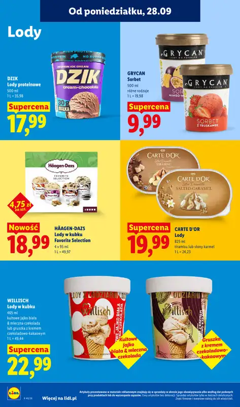 Lidl - gazetka promocyjna Oferta od poniedziałku od poniedziałku 28.09 do środy 30.09 - strona 84