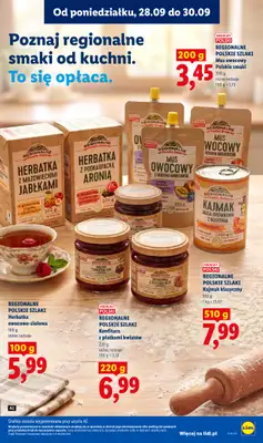 Lidl - gazetka promocyjna Oferta od poniedziałku od poniedziałku 28.09 do środy 30.09 - strona 63