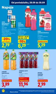 Lidl - gazetka promocyjna Oferta od poniedziałku od poniedziałku 28.09 do środy 30.09 - strona 80