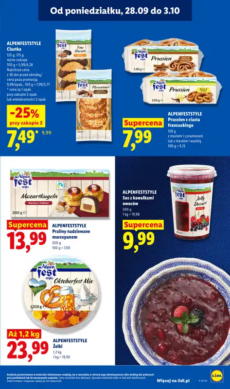 Lidl - gazetka promocyjna Oferta od poniedziałku od poniedziałku 28.09 do środy 30.09 - strona 69