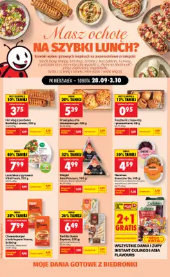 Biedronka - gazetka promocyjna Pyszne dania w kilka chwil od poniedziałku 28.09 do soboty 03.10 - strona 5