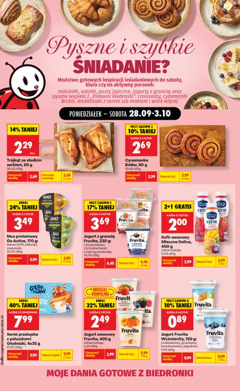 Biedronka - gazetka promocyjna Pyszne dania w kilka chwil   - strona 3