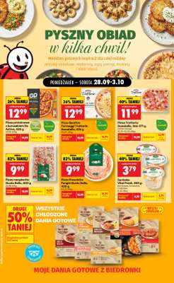 Biedronka - gazetka promocyjna Pyszne dania w kilka chwil od poniedziałku 28.09 do soboty 03.10 - strona 2