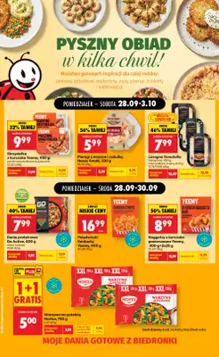 Biedronka - gazetka promocyjna Pyszne dania w kilka chwil od poniedziałku 28.09 do soboty 03.10 - strona 4
