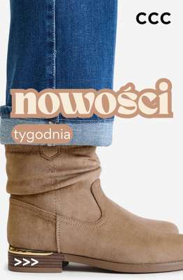 CCC - gazetka promocyjna NOWOŚCI TYGODNIA - obuwie damskie do 150 zł od poniedziałku 28.09 