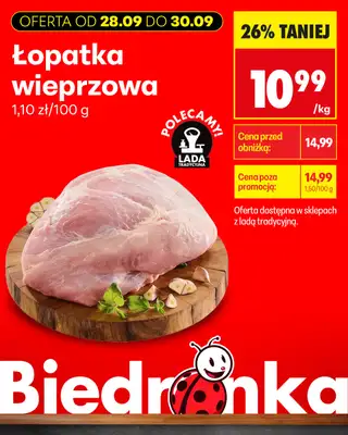 Biedronka - gazetka promocyjna Biedronkowe oszczędności od poniedziałku od poniedziałku 28.09 do środy 30.09 - strona 6