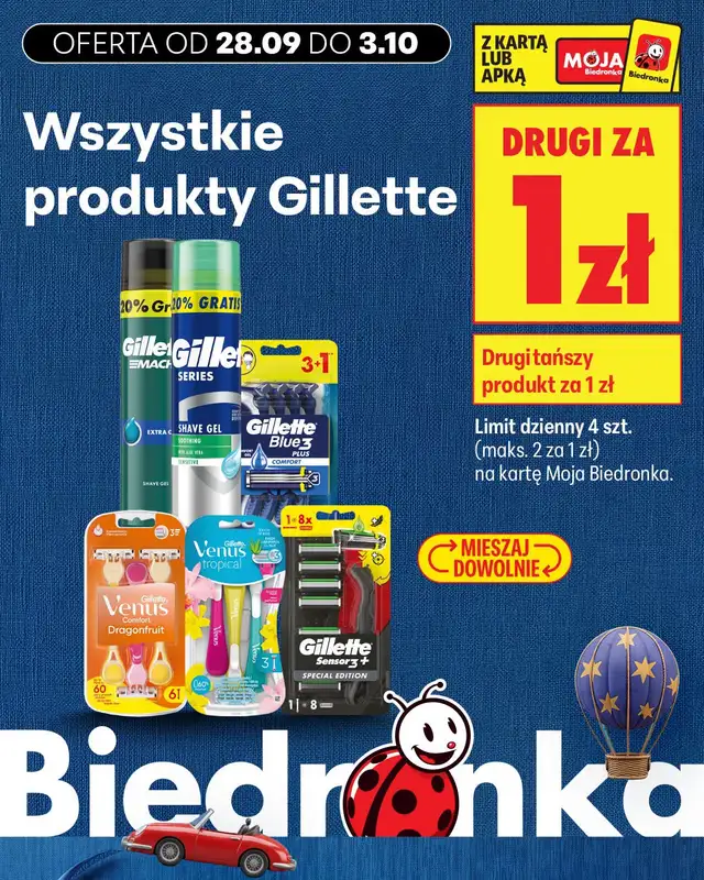 Biedronka - gazetka promocyjna Biedronkowe oszczędności od poniedziałku od poniedziałku 28.09 do środy 30.09 - strona 20